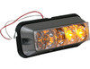 Buyers 8891105 4-7/8" Rectangular Strobe Light 4 LED Amber/Clear