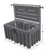 T36UBBMIN Minimizer Black Underbody Poly Tool Box 36' x 19" x 20"