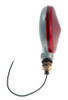 Grote 55232 S/T/T Light Red Thin-Line Zinc Diecast Sngl-Face Snglcontact Alum