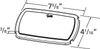 Grote 94600 Replacement Lens, Clr, W/Gasket, For 63581 (Flood)