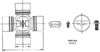 SPL250-3X Dana Spicer SPL250 Series U Joint