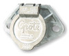 Grote 87250 Trailer Wiring, Ultra-Pin Receptacle, 2 Hole Mount