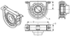 Spicer 212145-1X Dana Driveshaft Center Support Bearing