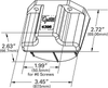 Grote 43960 Bracket, Gray Plastic, For 60261 License Light