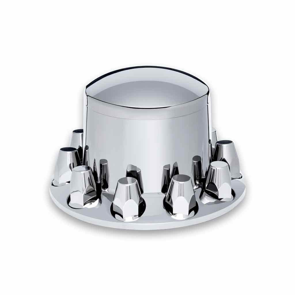THUB-RP33 TRUX Rear Axle Cover Kit Dome Cap 33mm Threaded Nut Covers