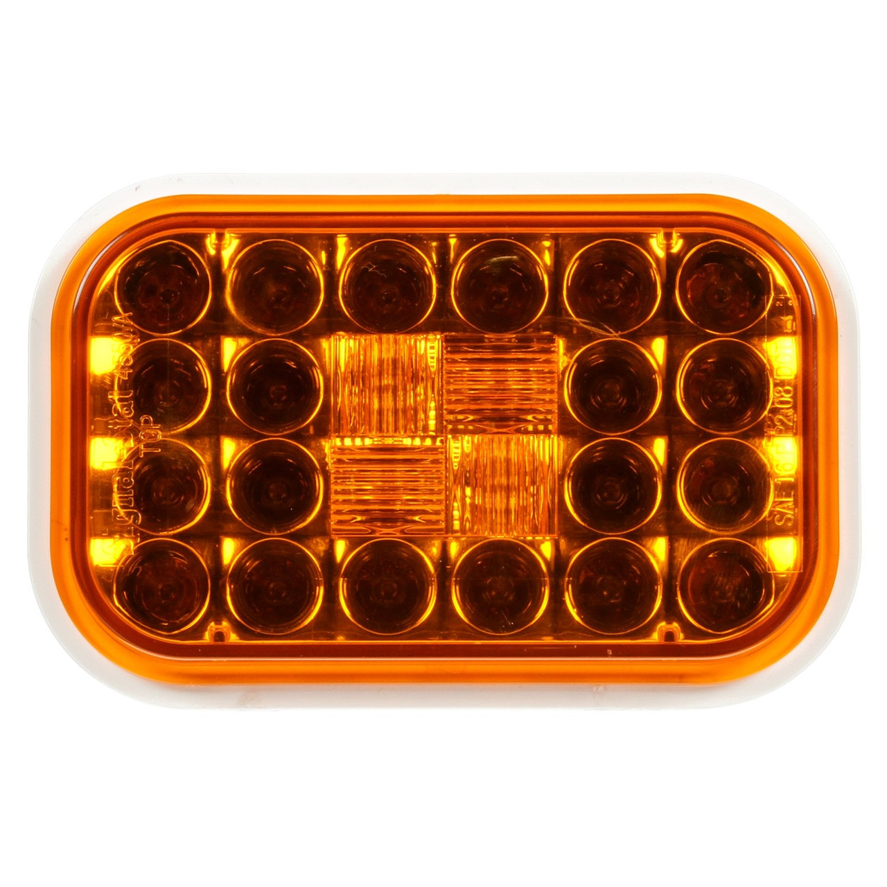 Truck-Lite 4550A Amber LED Signal Stat S/T/T 24 Diode 45 Series Light