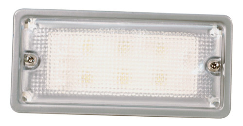 Grote 61861 Interior Light, White, LED, Low Profile, Shallow Recess, 21 CP