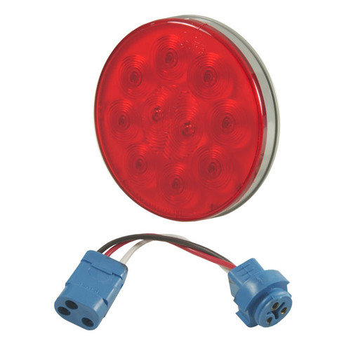 Grote 53342 S/T/T Light 4" Red Supernova LED 10 Diode Pattern Kit 53252 + 66830
