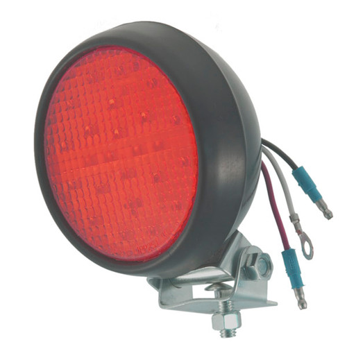 Grote 77192 Emergency Ltg, 4", Red, Supernova LED Strobe, Rubber Housing