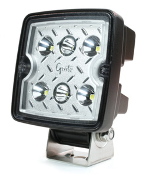 Grote 63F71 Trilliant Cube LED Utility Work Light 2500 Lumens 12V Wide
