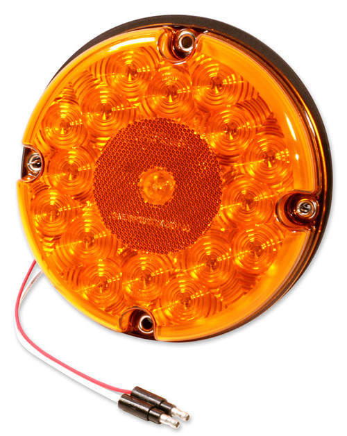 Grote 55983 Turn Light, 7", Yellow, LED Bus Turn Light, Single Function