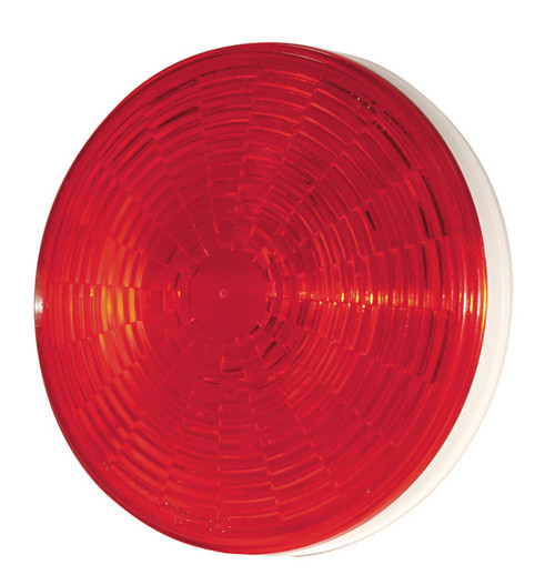 Grote 54362 S/T/T Light, Red, 4" Round, Hard Shell Connector, 3 Diode