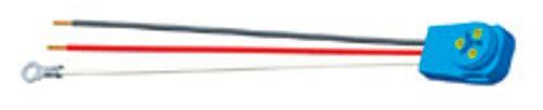 Grote 67005 Pigtail, 11" Long, 3 Wire 90 Degree Male Pin W/ 2 Blunt Cut, 1 Ring