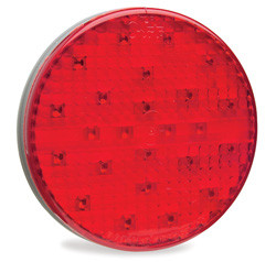 Grote 54562 S/T/T Light 4" Red Supernova LED Full Pattern W/Amp Connector