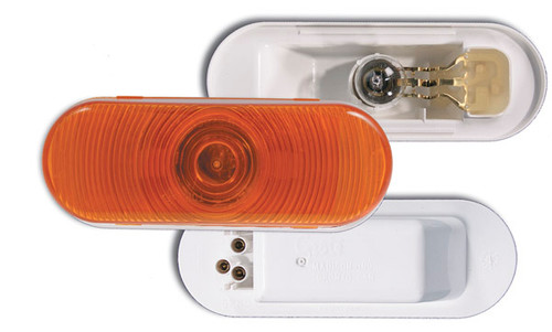 Grote 52893 Turn Light, Yellow, Oval Light Torsion Mount III