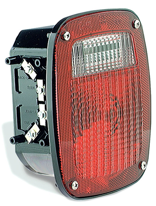 Grote 50912 S/T/T Light, Red, 3-Stud GMc, Torsion-Mount LH