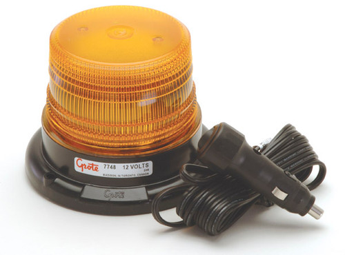 Grote 77483 Emergency Light Yellow Mighty Mini Supernova LED Strobe Magnetic Mnt II