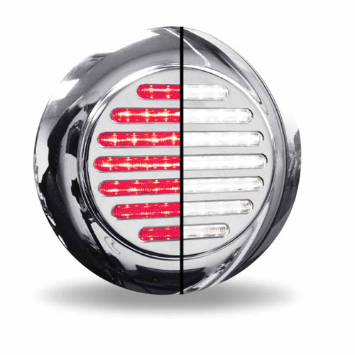 TRUX TLED-FX72 4" RED STOP, TURN & TAIL TO WHITE BACK UP FLATLINE FLANGE MOUNT LED LIGHT - 49 DIODES TRUX TLED-FX72 4" RED STOP, TURN & TAIL TO WHITE BACK UP FLATLINE FLANGE MOUNT LED LIGHT - 49 DIODES