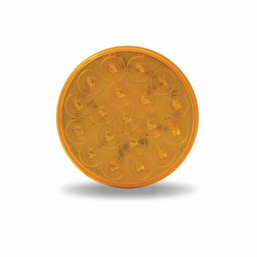 TRUX TLED-4100A 4" AMBER TURN & MARKER ROUND LED LIGHT - 19 DIODES
