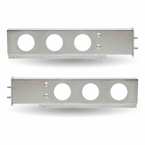TRUX TU-9209 Flat Top Mud Flap Hanger Pair with 3 3/4