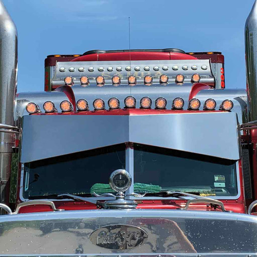 TRUX TSUN-P1 PETERBILT 14" BOWTIE HIGH & LOW ROOF SUN VISOR