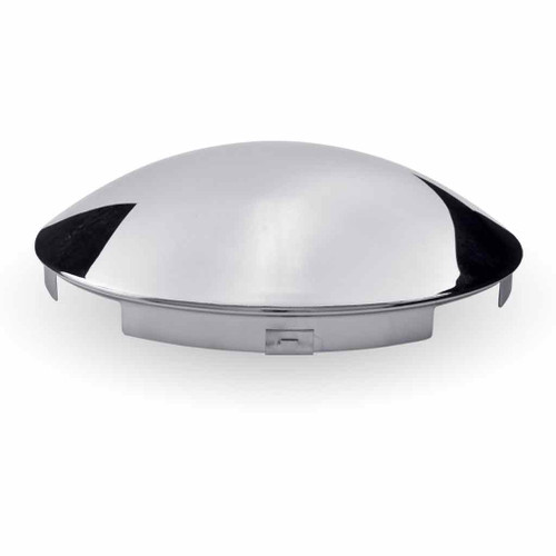TRUX THUB-4N CHROME METAL FRONT UNIVERSAL HUBCAP WITH 4 NOTCHES