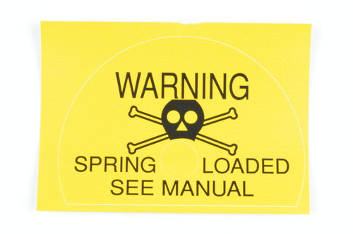 2111168 Dana Spicer Off-Highway Sticker-Warning