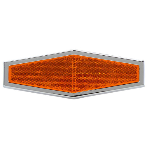Truck-Lite 98034Y Hexagon Reflector W/ Chrome