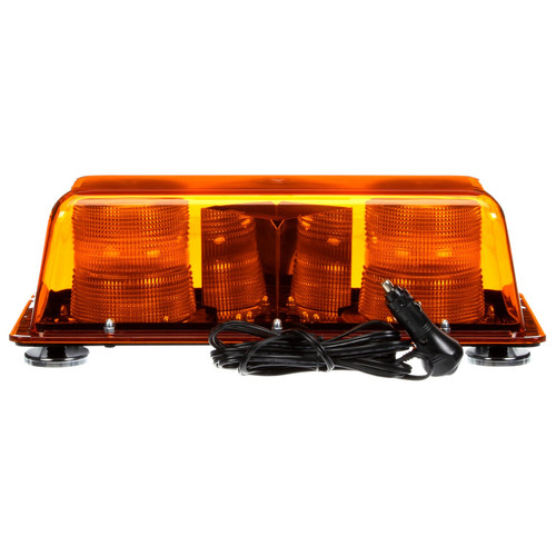 Truck-Lite 92523Y Electronic Mini Bar Strobe Quad Flash W/Magnetic Base