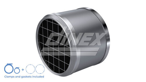 Dinex 35047 SIC DPF For Detroit Diesel