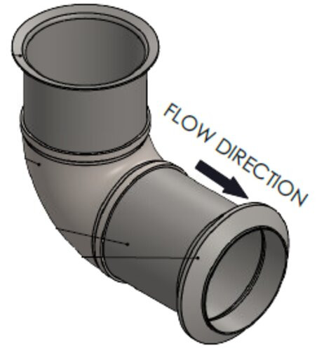 Dinex 5EE076 Exhaust Pipe For Kenworth