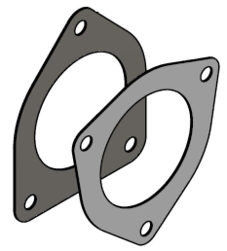 Dinex 65837 Gasket Kit For Navistar/International (No Clamps)