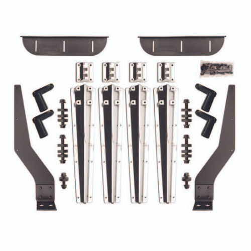 Minimizer 10001363 - Premium Silver Bolt-On Fender Bracket Kit