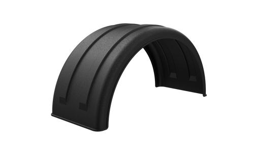 Minimizer 10001858 - Premium Black Fender For Peterbilt 2221