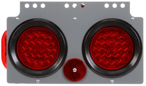 9536 Truck-Lite Signal-Stat LED Marker, Stop, Turn, and Tail Light Module With Side Marker, Left Hand Side, Black PVC, 12V Kit