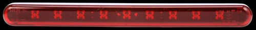 92100 Truck-Lite Led High Mounted Stop Light, 9 Diode, Oval Red Polycarbonate Lens, Adhesive Mount, Hardwired, Stripped End, 12V