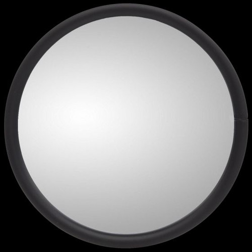 97612 Truck-Lite 5 inch White Stainless Steel Flat Glass Mirror Round With Universal Mount