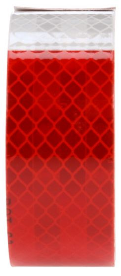 98139 Truck-Lite Red and White Reflective Tape, 1.5 inch x 100 inch