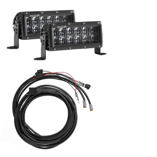 84720 Truck-Lite Universal E-Series LED Driving Light Kit, 12 Diodes, Clear Rectangular Lens, Deutsch Connector, 12-36V