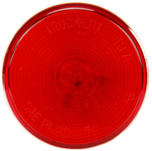 10202R3 Truck-Lite 10 Series Incandescent Red Round Marker Clearance Light, Polycarbonate, PL-10, 12V, Bulk