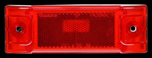 21501R3 Truck-Lite Super 21 Incandescent Red Rectangular One Bulb Marker Clearance Light Kit