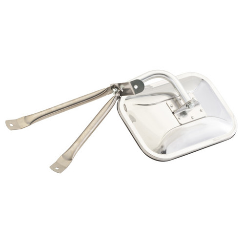 28093-5 Grote Stainless Steel Rectangular Mirror with Tripod Mounting Bracket