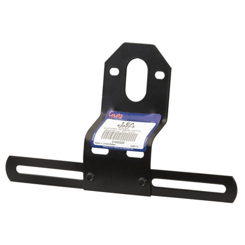43022-5 Grote Universal Steel Offset License Plate Bracket, Black, Retail Pack