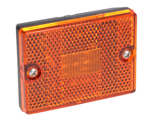 47853-5 Grote Amber LED Clearance Marker Lamp with Stud Mount for Trailers Under 80 Inches