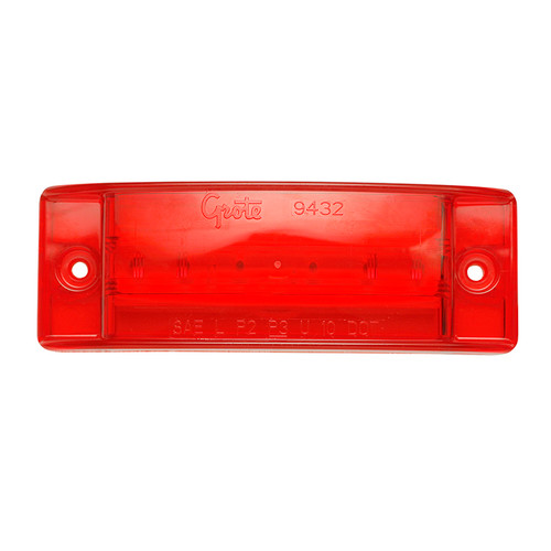 54002-3 Grote Stop Turn Marker Light, Red SuperNova LED, TBII, HMSL, Black