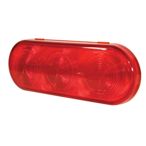 54172-3 Grote Stop Turn Tail Lamp, Red Oval, Female Pin, Three Diode LED, Bulk Pack