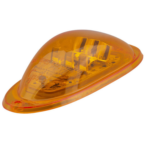 54223 Grote Amber Oval SuperNova LED Side Turn Marker Lamp With Male Pin Connector