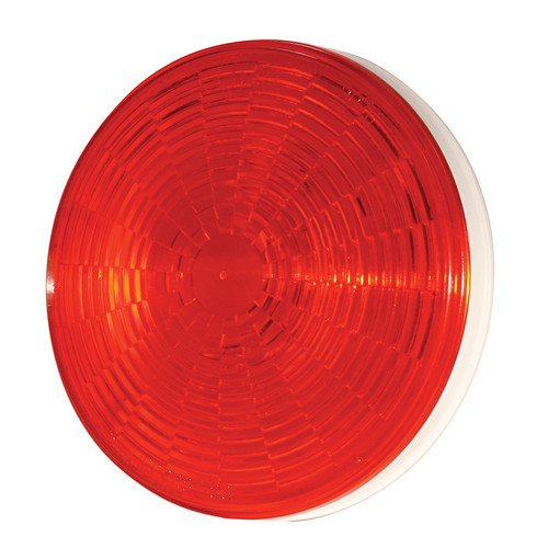 54332-3 Grote Stop, Turn, Tail Lamp Red 4 Inch Round Male Pin Three Diode Bulk Pack