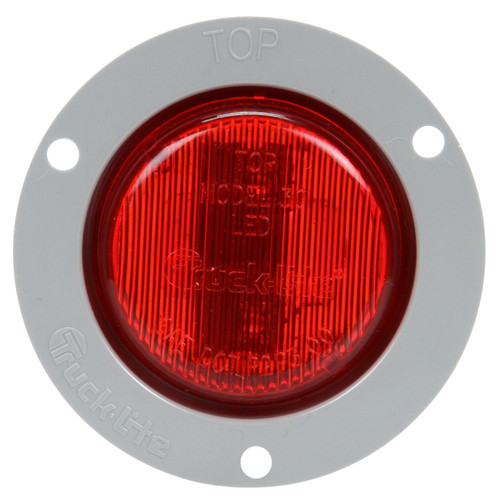 Truck-Lite 30272R LED 30 Series Low Profile Light & Gray Flange