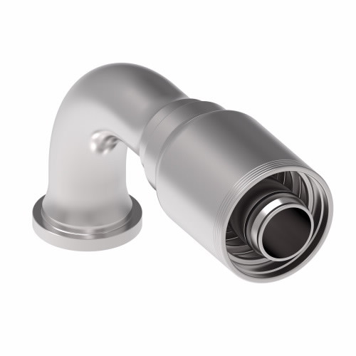 Aeroquip Hose Fitting Permanent 90 degree Split Flange Code 61 -24 | 4S24FLB24